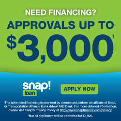 SNAP Financing Banner